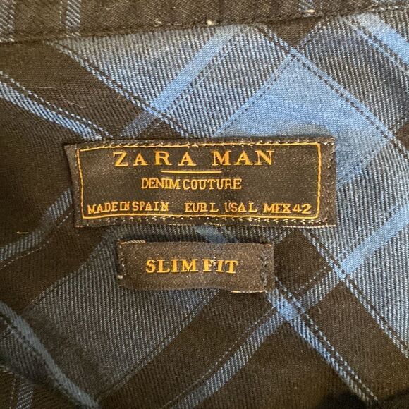 Zara men casual button down shirt - Picture 3 of 5